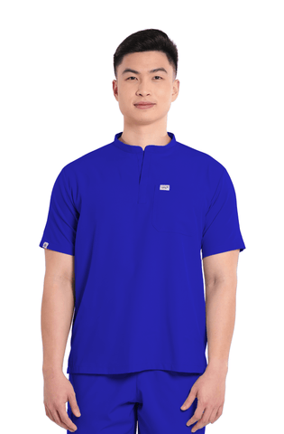 Basicflex® Mandarin Men Scrub Top
