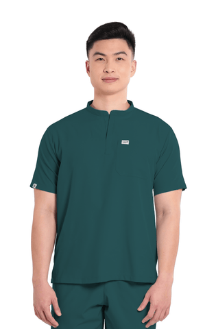 Basicflex® Mandarin Men Scrub Top