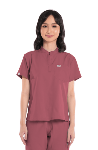 Basicflex® Mandarin Women Scrub Top