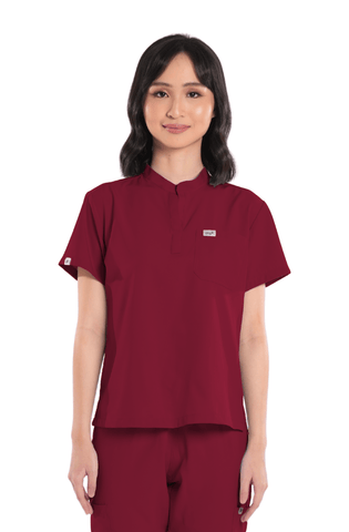 Basicflex® Mandarin Women Scrub Top