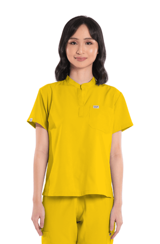 Basicflex® Custom Fit Mandarin Women Scrub Top