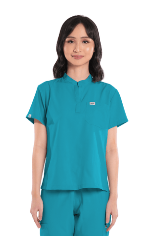 Basicflex® Mandarin Women Scrub Top