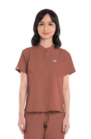 Basicflex® Mandarin Women Scrub Top