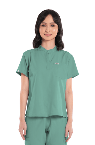 Basicflex® Mandarin Women Scrub Top