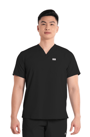 Basicflex® V-Neck Men Scrub Top