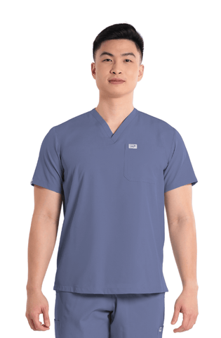 Basicflex® V-Neck Men Scrub Top