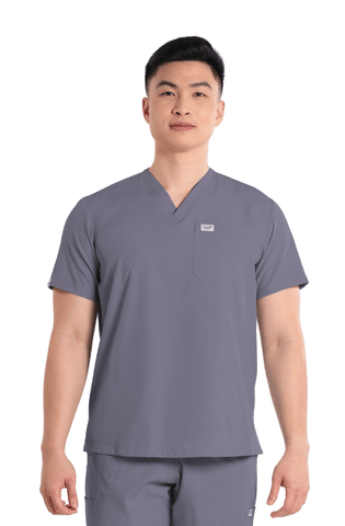 Basicflex® V-Neck Men Scrub Top