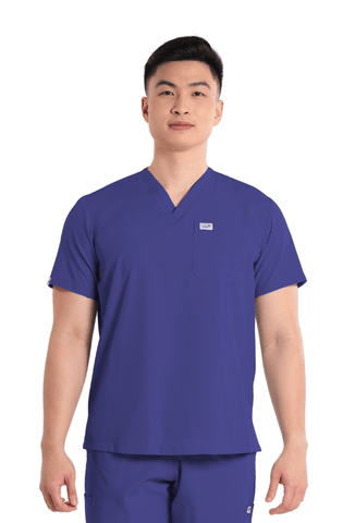 Basicflex® V-Neck Men Scrub Top
