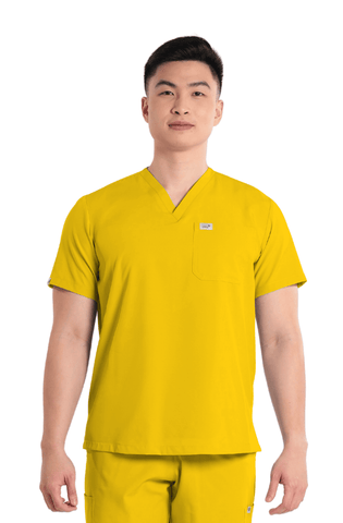 Basicflex® V-Neck Men Scrub Top
