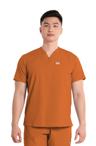Basicflex® V-Neck Men Scrub Top
