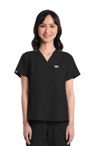 Basicflex® V-Neck Women Scrub Top