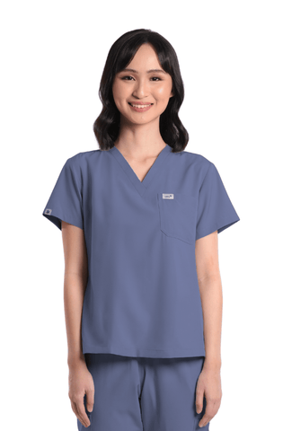 Basicflex® V-Neck Women Scrub Top