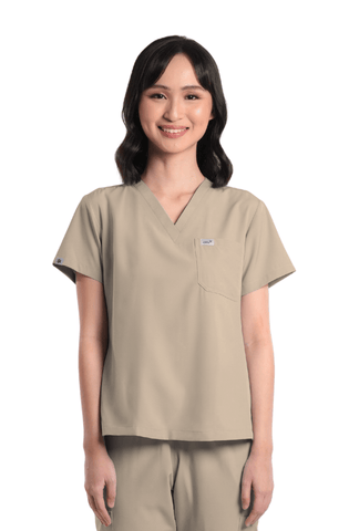 Basicflex® V-Neck Women Scrub Top