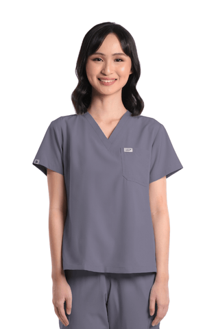 Basicflex® V-Neck Women Scrub Top