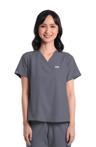 Basicflex® V-Neck Women Scrub Top
