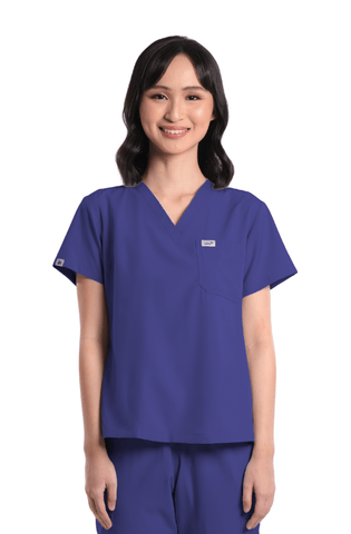 Basicflex® V-Neck Women Scrub Top