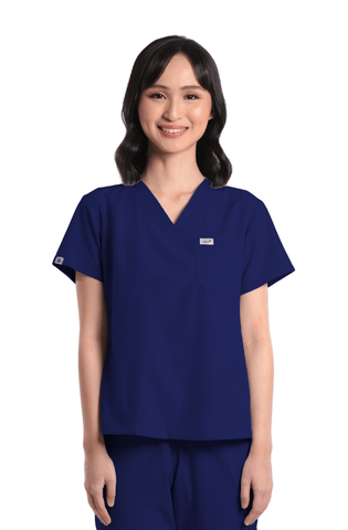Basicflex® V-Neck Women Scrub Top
