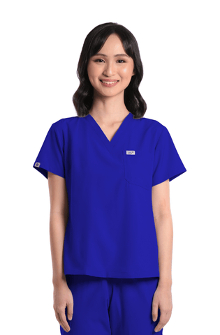 Basicflex® V-Neck Women Scrub Top