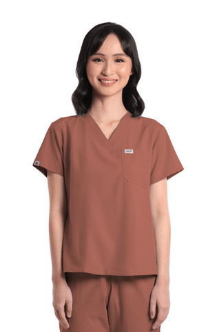 Basicflex® V-Neck Women Scrub Top