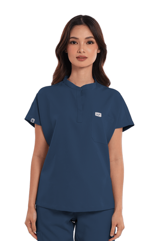 Luxe® Custom Fit Cap Sleeve Women Scrub Top