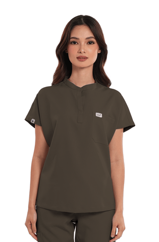 Luxe® Custom Fit Cap Sleeve Women Scrub Top