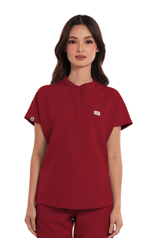 Luxe® Custom Fit Cap Sleeve Women Scrub Top