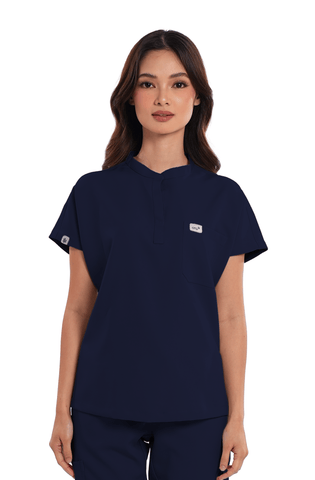 Luxe® Custom Fit Cap Sleeve Women Scrub Top