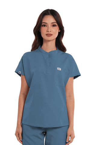 Luxe® Custom Fit Cap Sleeve Women Scrub Top