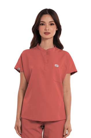Luxe® Custom Fit Cap Sleeve Women Scrub Top