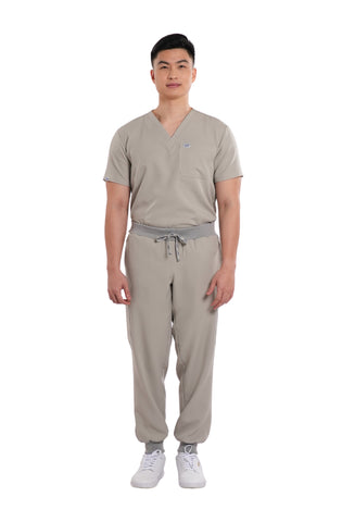 Luxe® Knitted Jogger Men Scrub Pants