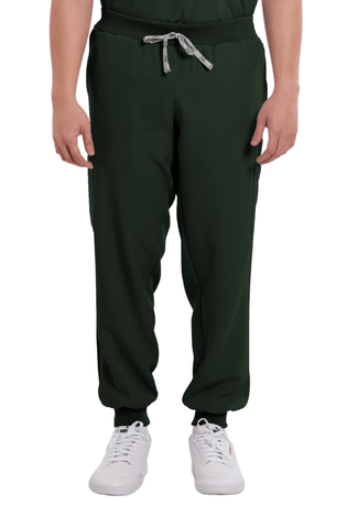 Luxe® Custom Fit Knitted Jogger Men Scrub Pants