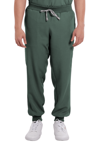 Luxe® Custom Fit Knitted Jogger Men Scrub Pants