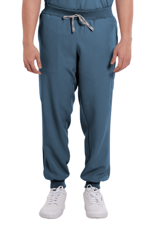 Luxe® Custom Fit Knitted Jogger Men Scrub Pants