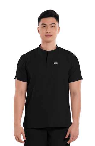 Luxe® Mandarin Men Scrub Top