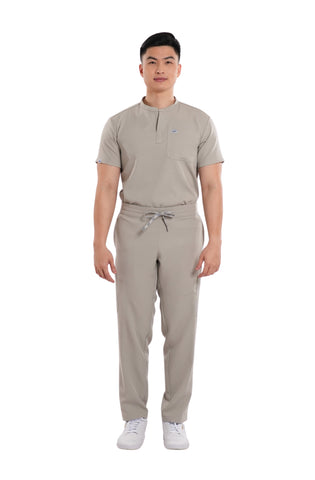 Luxe® Mandarin Men Scrub Top