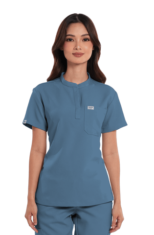 Luxe® Mandarin Women Scrub Top
