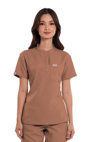 Luxe® Mandarin Women Scrub Top