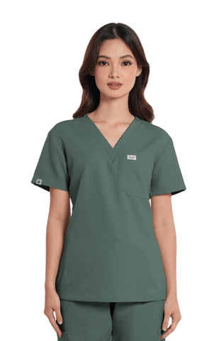 Luxe® V-Neck Women Scrub Top