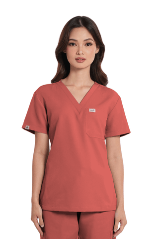 Luxe® V-Neck Women Scrub Top