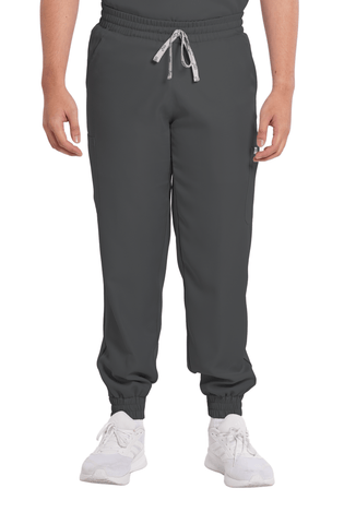 Twill Garterized Jogger Men Scrub Pants