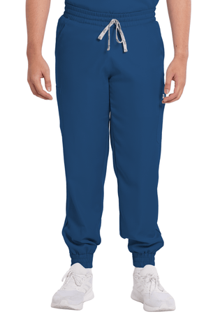 Twill Garterized Jogger Men Scrub Pants