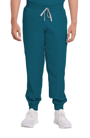 Twill Custom Fit Garterized Jogger Men Scrub Pants