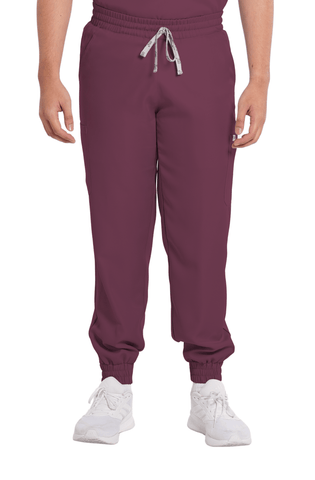 Twill Garterized Jogger Men Scrub Pants