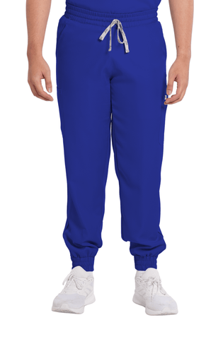 Twill Garterized Jogger Men Scrub Pants