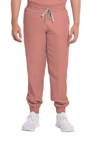 Twill Garterized Jogger Men Scrub Pants