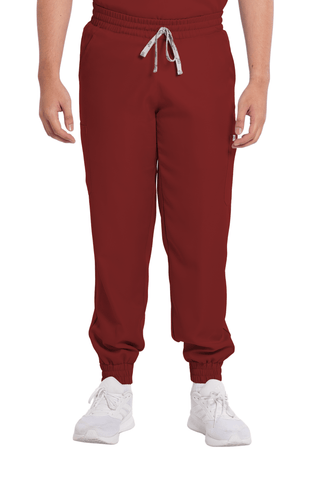 Twill Garterized Jogger Men Scrub Pants