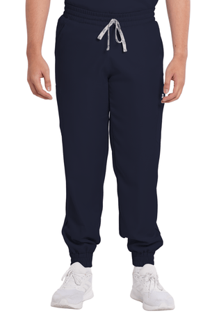 Twill Garterized Jogger Men Scrub Pants