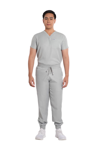 Twill Custom Fit Garterized Jogger Men Scrub Pants