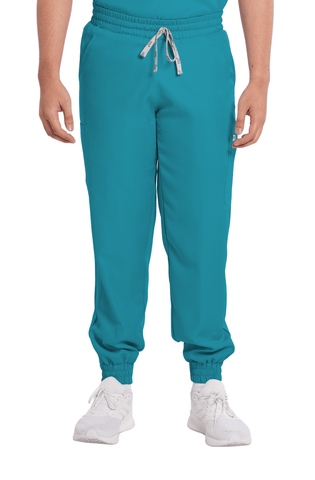 Twill Custom Fit Garterized Jogger Men Scrub Pants