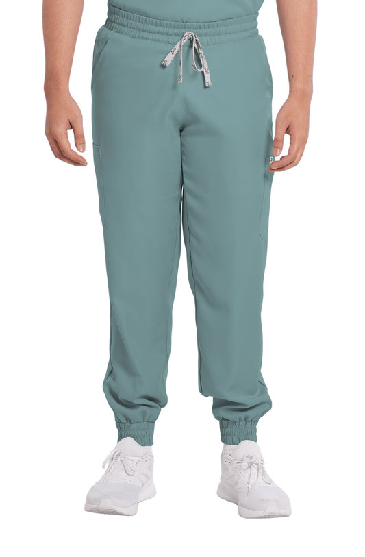 Twill Custom Fit Garterized Jogger Men Scrub Pants
